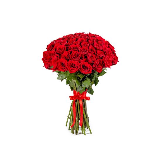 Bouquet 50 Rosas Vermelhas