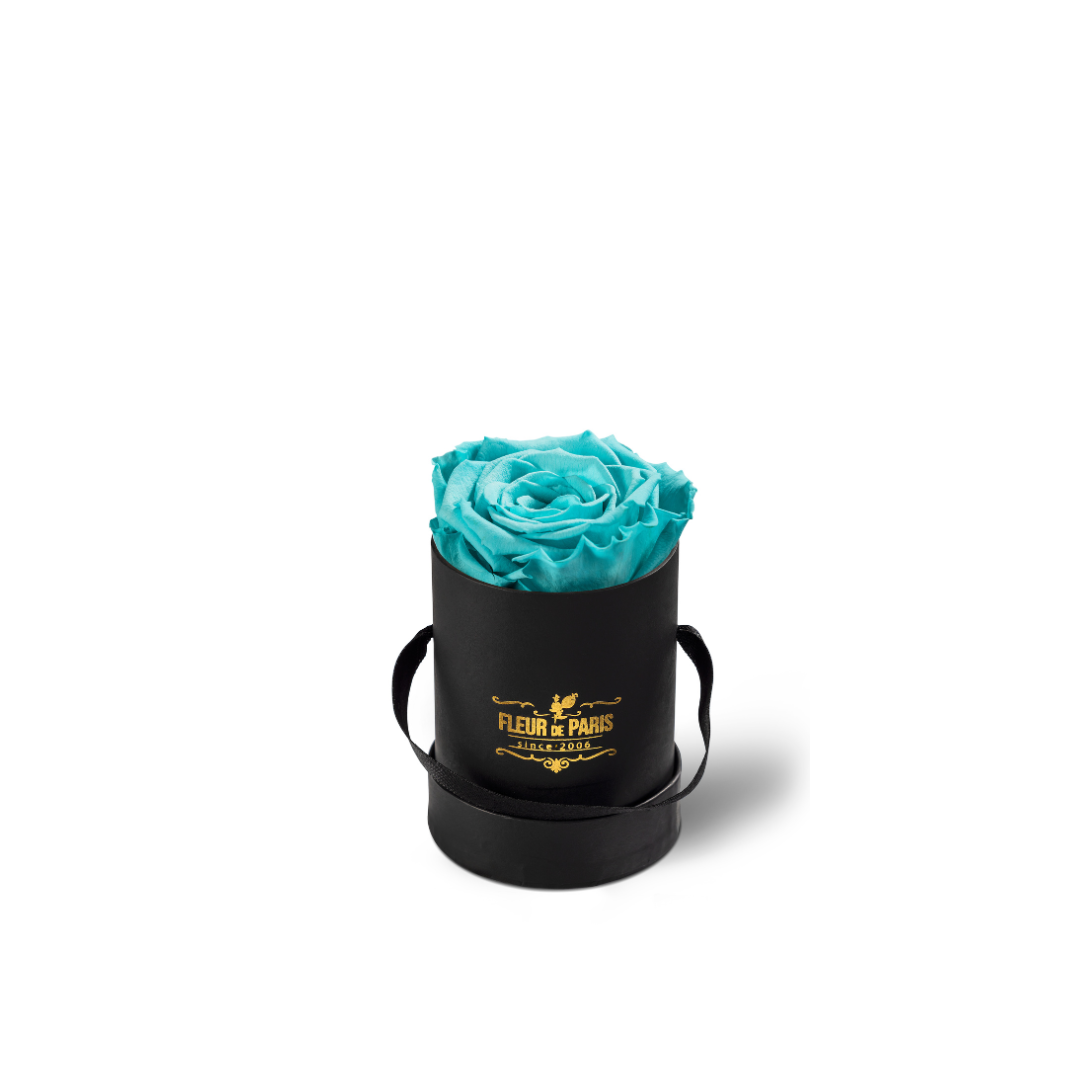 Caixa Premium Preta - Tamanho Mini - Rosas Infinity