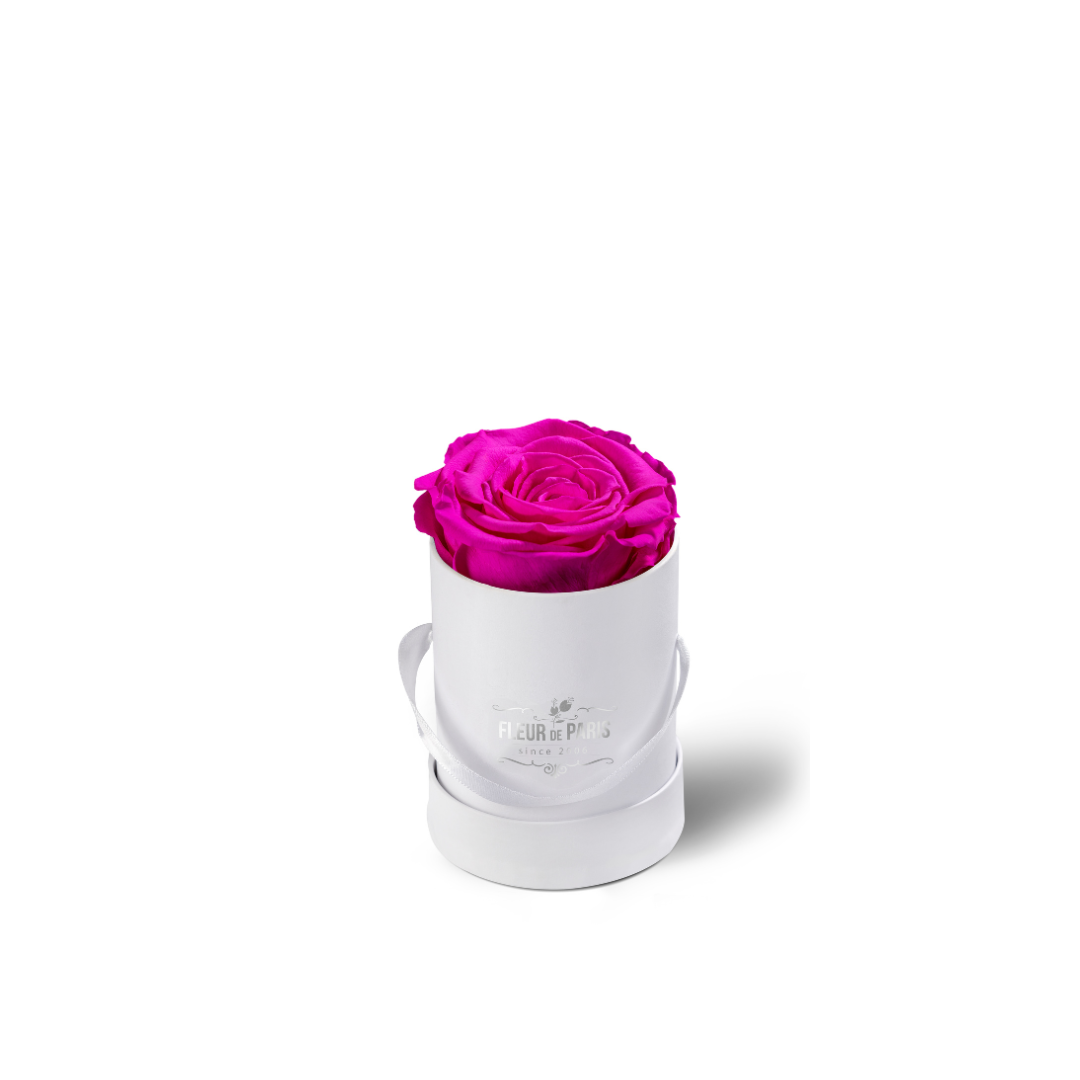 Caixa Premium Branca - Tamanho Mini - Rosas Infinity