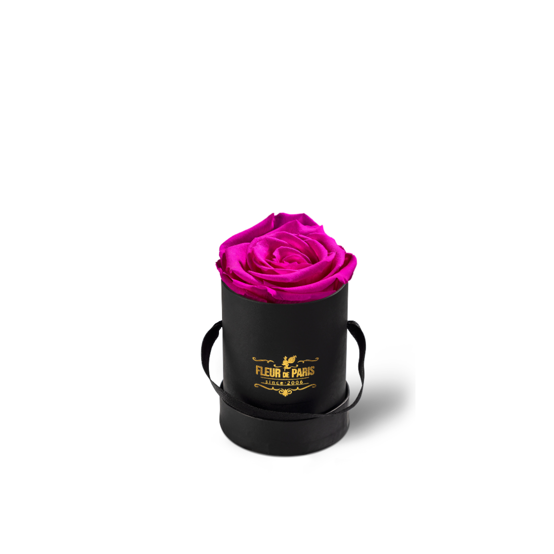 Caixa Premium Preta - Tamanho Mini - Rosas Infinity
