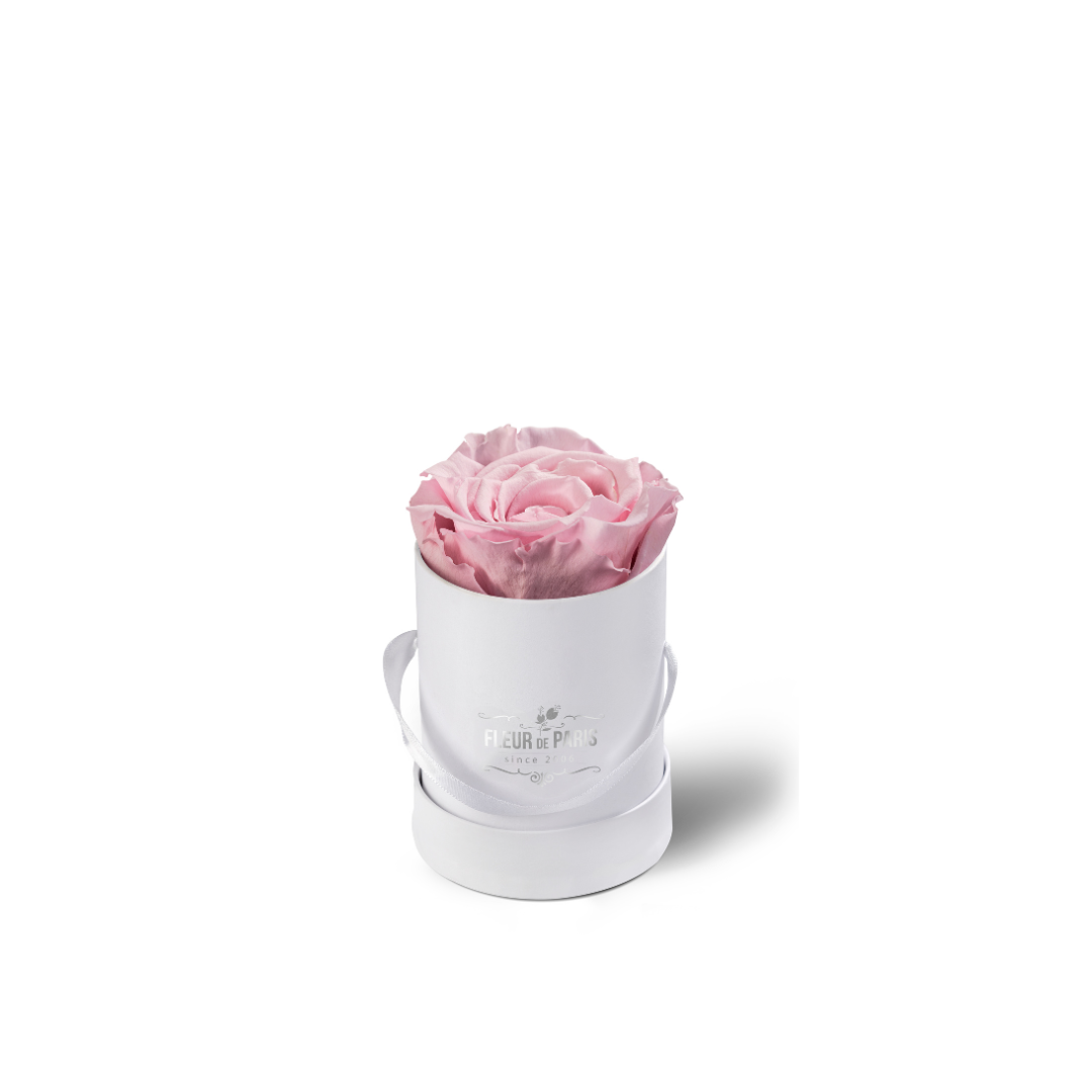 Caixa Premium Branca - Tamanho Mini - Rosas Infinity