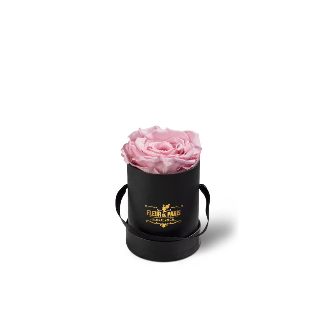 Caixa Premium Preta - Tamanho Mini - Rosas Infinity