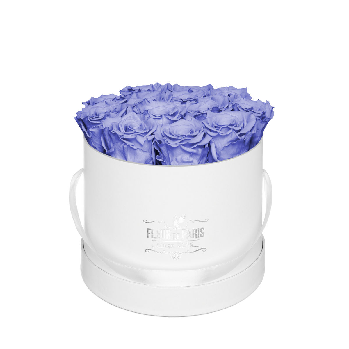 Caixa Premium Branca - Tamanho Médio- Rosas Infinity