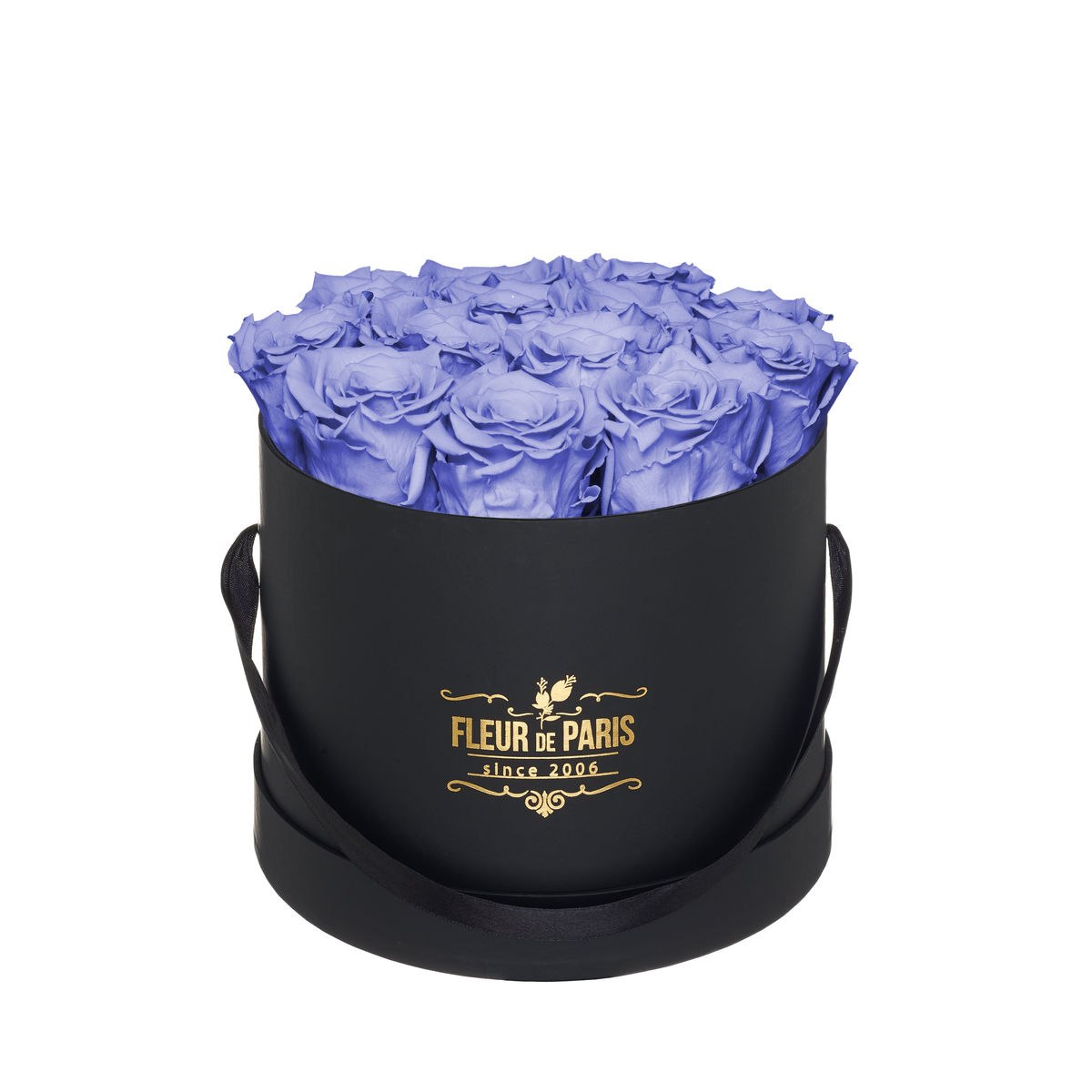 Caixa Premium Preta - Tamanho Médio- Rosas Infinity