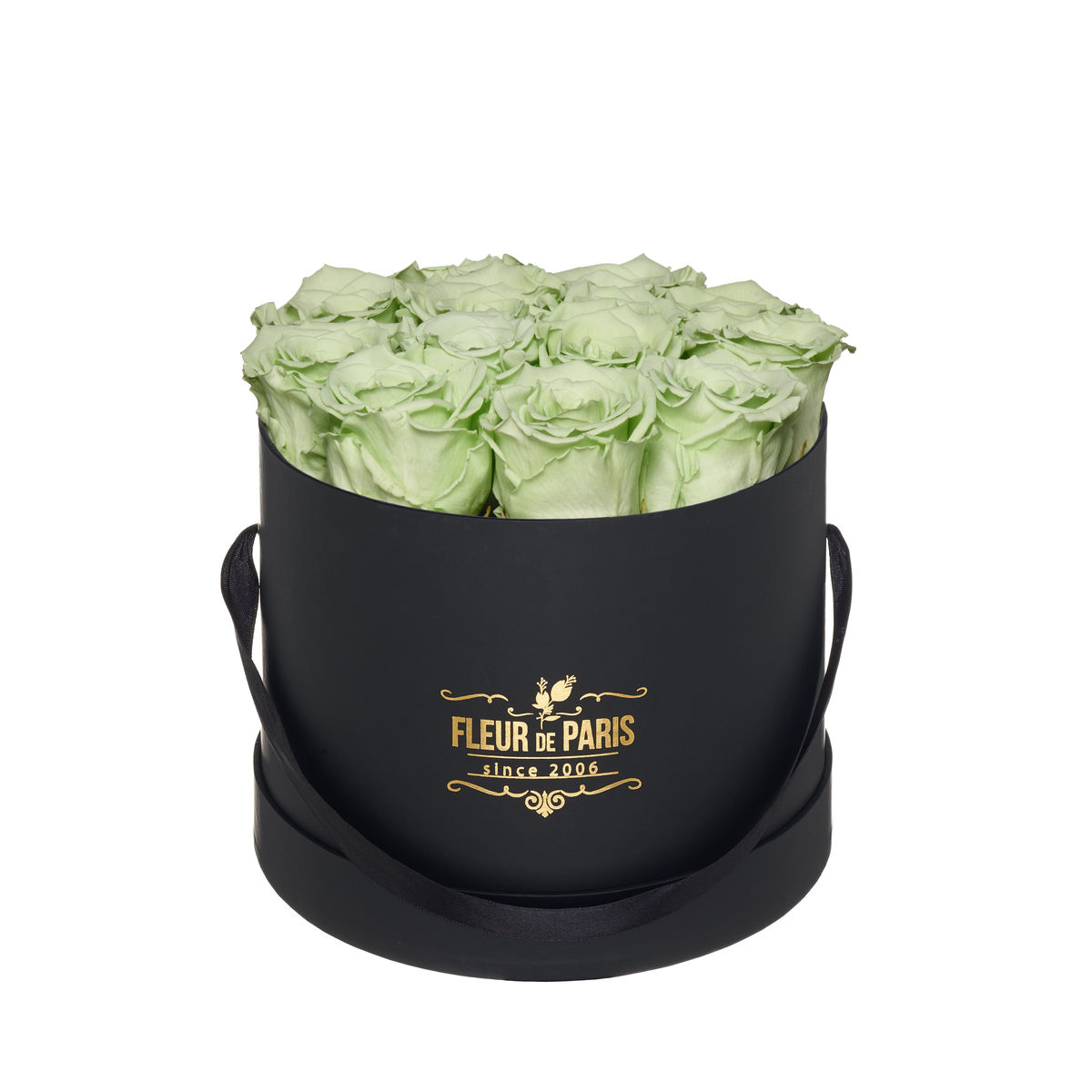 Caixa Premium Preta - Tamanho Médio- Rosas Infinity