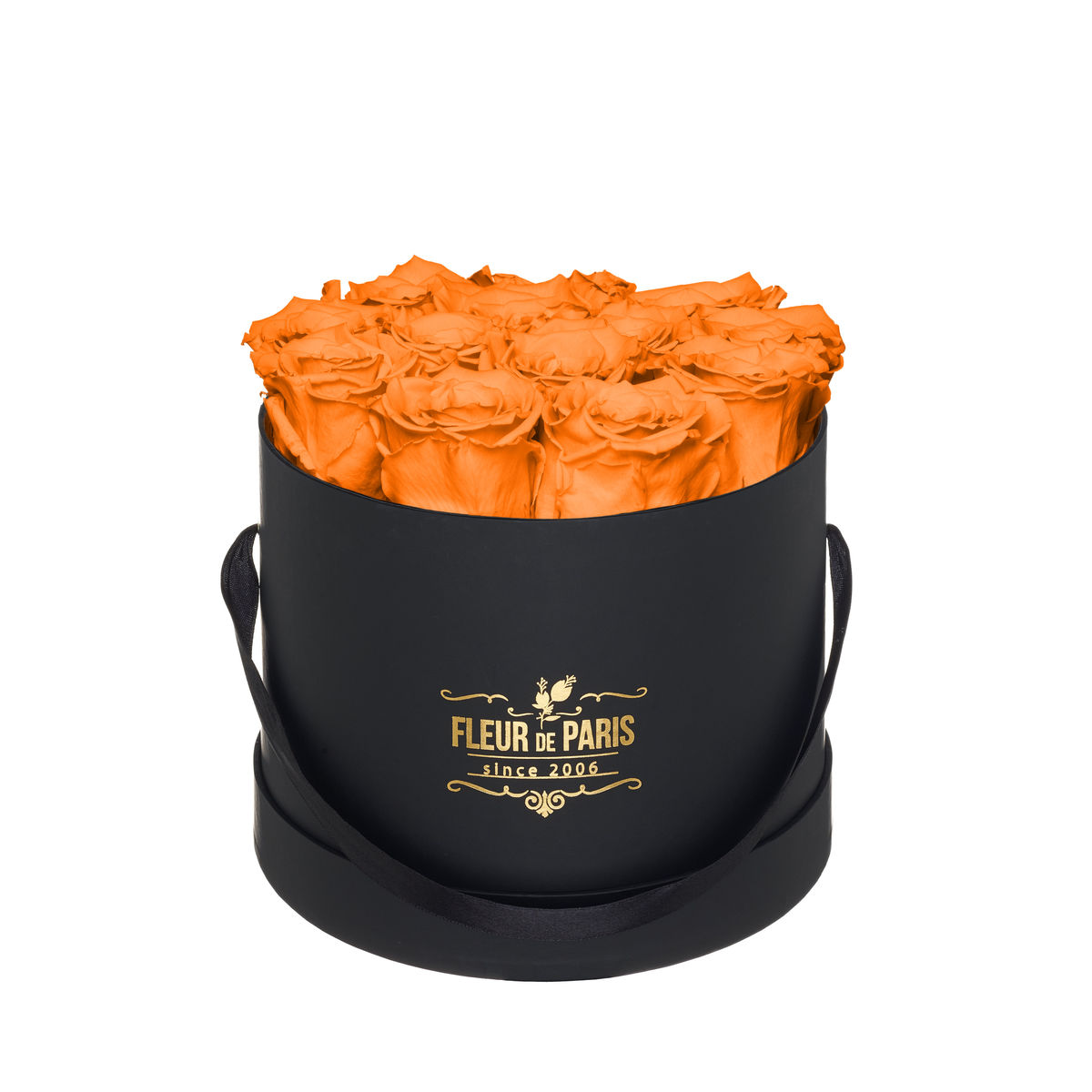 Caixa Premium Preta - Tamanho Médio- Rosas Infinity