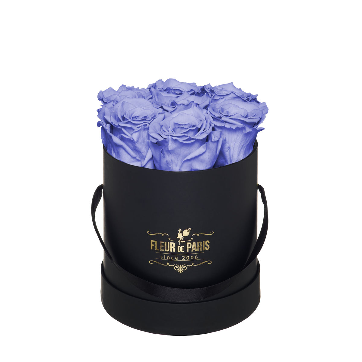 Caixa Premium Preta - Tamanho Pequeno- Rosas Infinity
