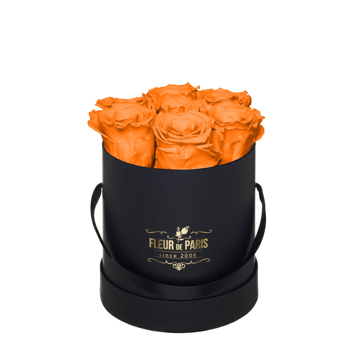 Caixa Premium Preta - Tamanho Pequeno- Rosas Infinity