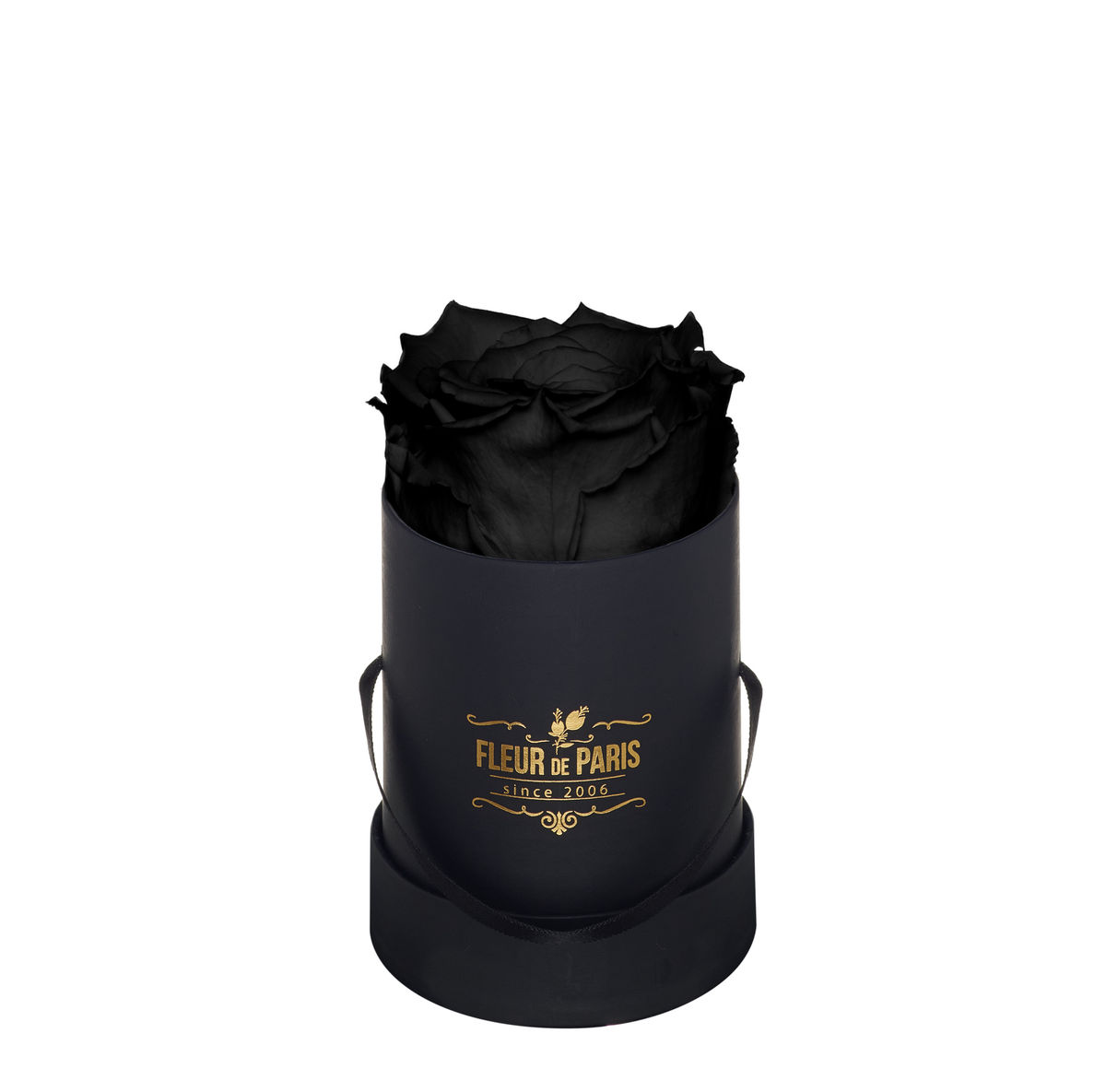 Caixa Premium Preta - Tamanho Mini - Rosas Infinity