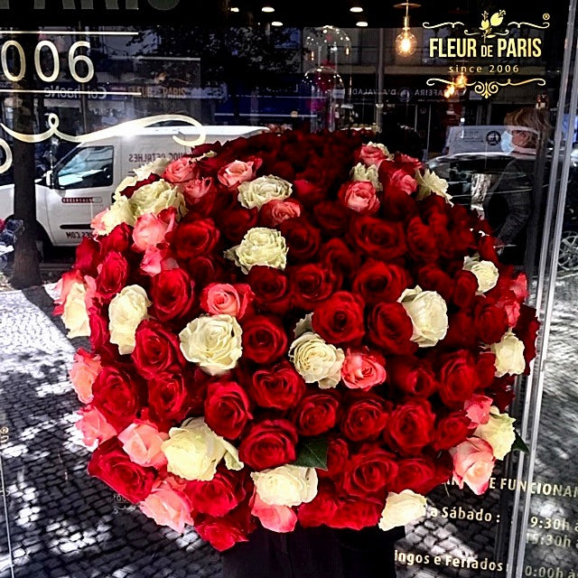 Luxo de Ternura - Bouquet Rosas Frescas Mistas