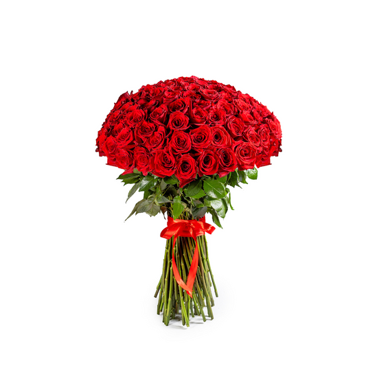 Bouquet 100 Rosas Vermelhas
