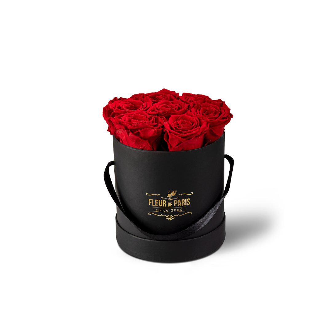 Premium Black Box - Small Size - Infinity Roses